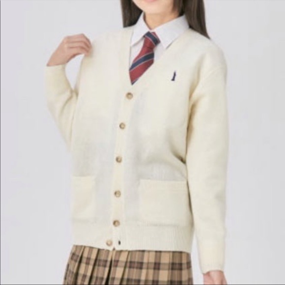 Vintage Knitted Cardigan / Wool / size: US 2-4 / Grey / very comfy - Picture 6 of 7